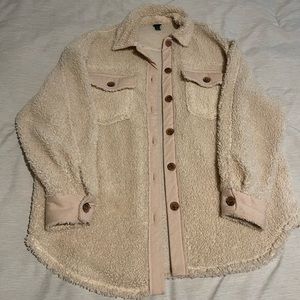 Wild Fable Oversized Sherpa Shacket